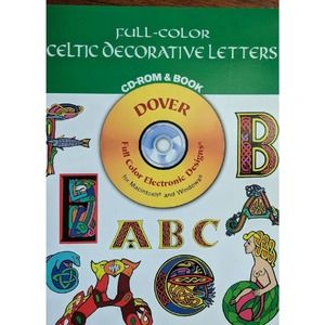 Celtic Decorative Letters CD & Book
